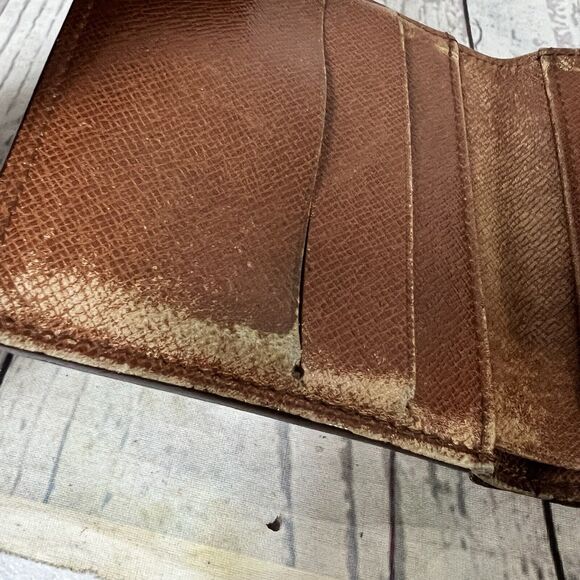 Louis Vuitton Portefeuille Elise Trifold Monogram Compact Wallet Made In France - Picture 13 of 16